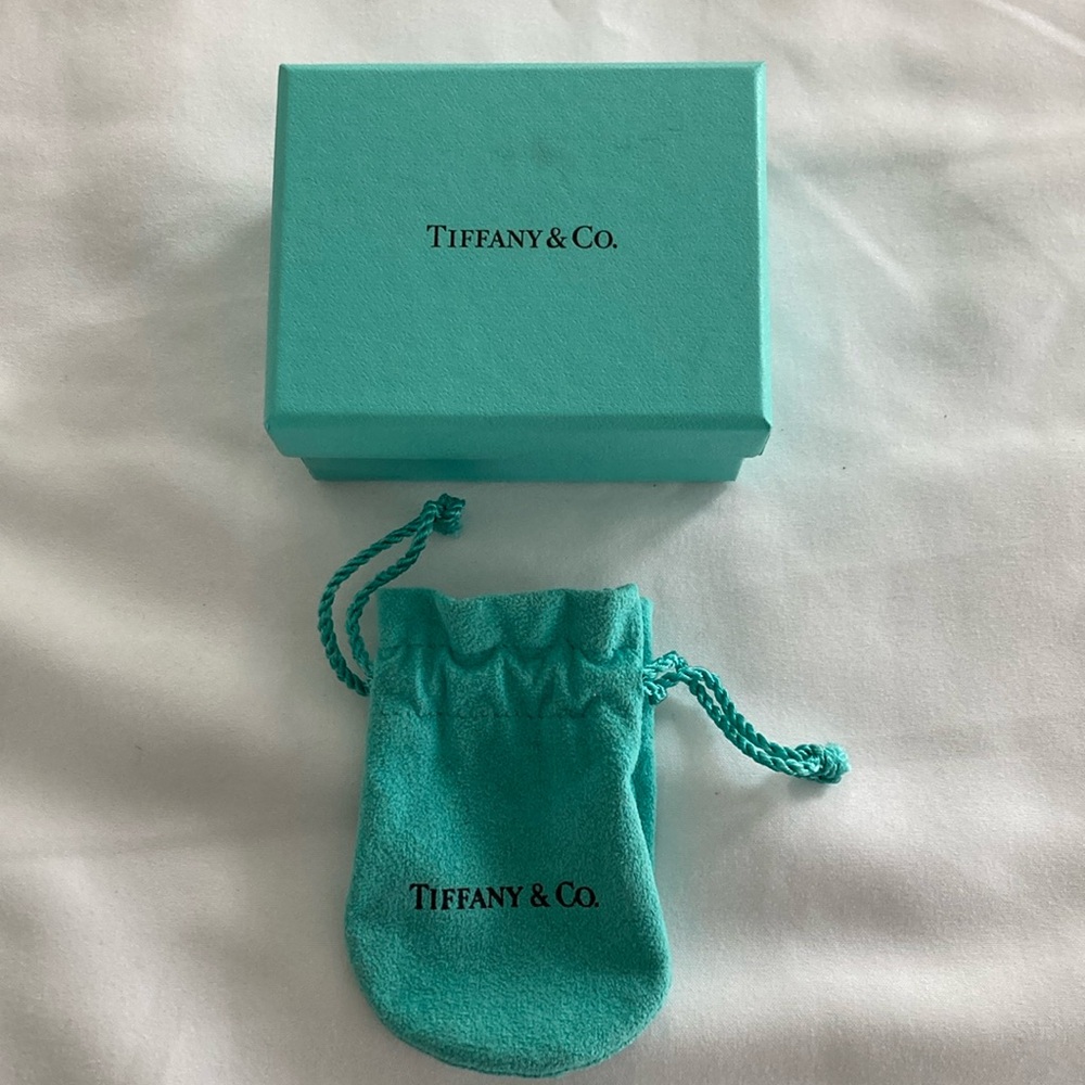 Tiffany Jewelry Box & Drawstring Bag